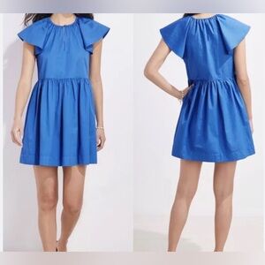 NWT Vineyard Vines Flutter Sleeve Dress - Tide Blue- XL💙